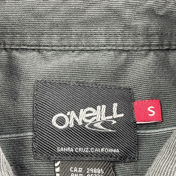 O’Neill s/s striped button shirt Men’s Small - Picture 4 of 12